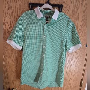 MK Green Checkered Men's Shirt